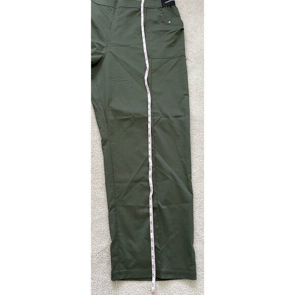 NWT‎ Genuine Dickies Pull-On Cargo Pants Scrubs Army Green Women's Size XXL - Picture 11 of 12